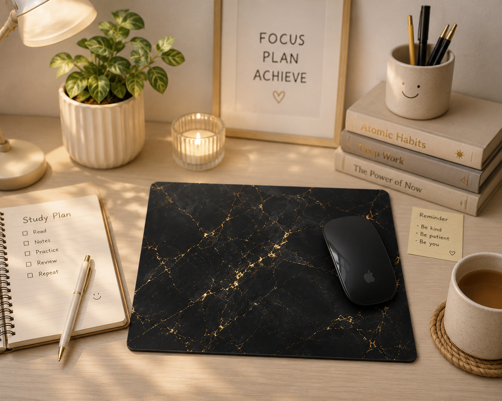Golden Veins Dark Marble
