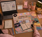 K-POP Inspired Study Corner
